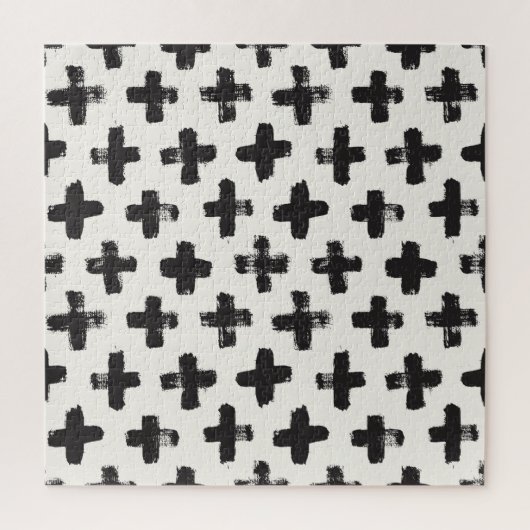 Hintergrund Vintager Abstrakter Pinselstriche Puzzle (Vertikal)