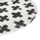 Hintergrund Vintager Abstrakter Pinselstriche Schneidebrett (Ecke)