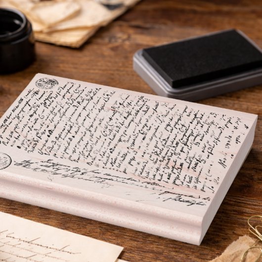 Hintergrund Vintager Skripte Gummistempel