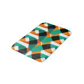 Hintergrund: Vintages Design Badematte (Schrägansicht)