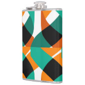 Hintergrund: Vintages Design Flachmann (Links)