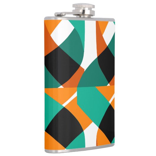 Hintergrund: Vintages Design Flachmann (Rechts)