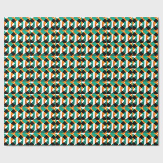 Hintergrund: Vintages Design Geschenkpapier (Flach)