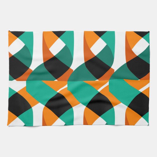 Hintergrund: Vintages Design Geschirrtuch (Horizontal)