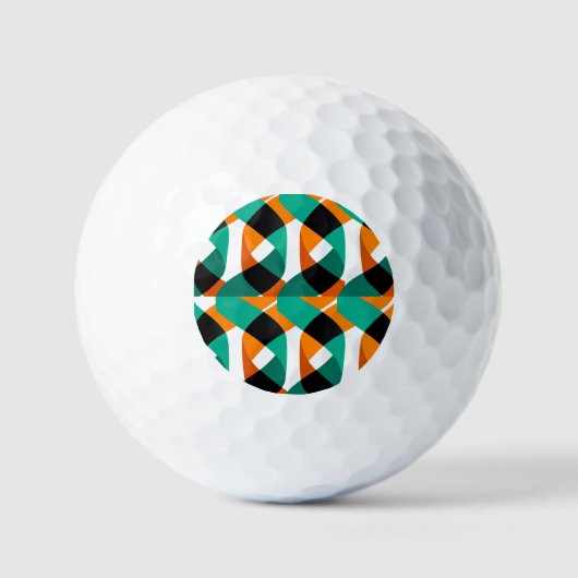 Hintergrund: Vintages Design Golfball (Vorderseite)