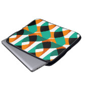 Hintergrund: Vintages Design Laptopschutzhülle (Vorne Knopf)
