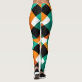 Hintergrund: Vintages Design Leggings (Rückseite)