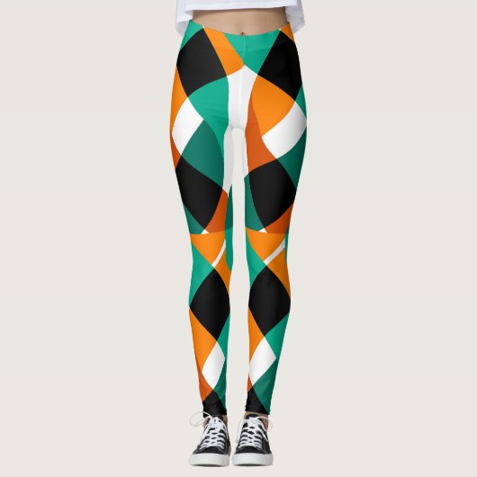 Hintergrund: Vintages Design Leggings (Vorderseite)
