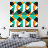 Hintergrund: Vintages Design Leinwanddruck (Insitu (Schlafzimmer))