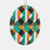 Hintergrund: Vintages Design Ornament Aus Glas (Vorderseite Rechts)