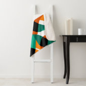 Hintergrund: Vintages Design Sherpadecke (Beispiel)