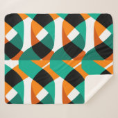 Hintergrund: Vintages Design Sherpadecke (Vorderseite (Horizontal))