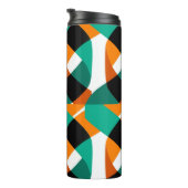 Hintergrund: Vintages Design Thermosbecher (Nach rechts gedreht)