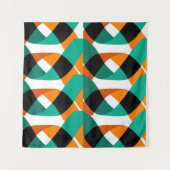 Hintergrund: Vintages Design Wandteppich (Vorderseite (Horizontal))