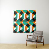 Hintergrund: Vintages Design Wandteppich (Beispiel)