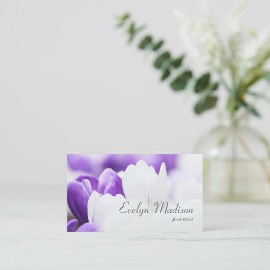 Hintergrund Visitenkarte (Stehend Vorderseite)