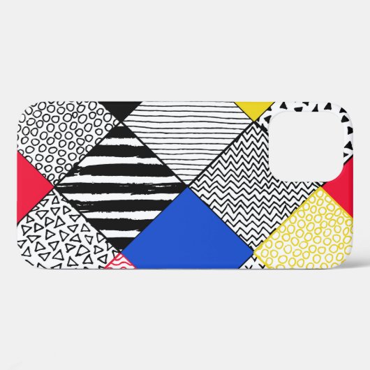 Hintergrund: Vögel, Polka Punkte. Case-Mate iPhone Hülle (Rückseite (Horizontal))