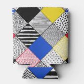 Hintergrund: Vögel, Polka Punkte. Dosenkühler (Rückseite)