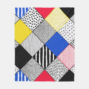 Hintergrund: Vögel, Polka Punkte. Fleecedecke
