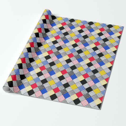 Hintergrund: Vögel, Polka Punkte. Geschenkpapier (Ungerollt)