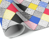 Hintergrund: Vögel, Polka Punkte. Geschenkpapier (Rolleneckpunkt)