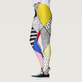 Hintergrund: Vögel, Polka Punkte. Leggings (Links)