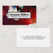 Hintergrund von Art Paint Visitenkarte (Vorne/Hinten)