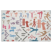 Hintergrund von Fitnessen Stoff (Fat Quarter (45,7 x 55,9 cm))