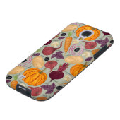 Hintergrund von frischem Gemüse Case-Mate Samsung Galaxy Hülle (unten)