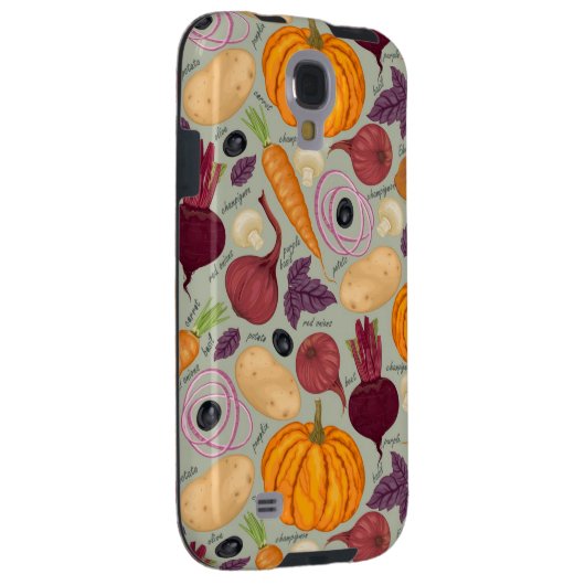 Hintergrund von frischem Gemüse Case-Mate Samsung Galaxy Hülle (Rückseite/rechts)