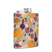 Hintergrund von frischem Gemüse Flachmann (Rechts)