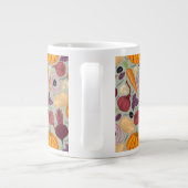 Hintergrund von frischem Gemüse Jumbo-Tasse (Rückseite)