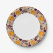 Hintergrund von frischem Gemüse Pappteller (Vorderseite)