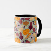 Hintergrund von frischem Gemüse Tasse (VorderseiteRechts)