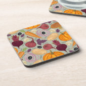 Hintergrund von frischem Gemüse Untersetzer (Linke Seite)