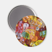 Hintergrund von Gummibären Magnet (Vorderseite/Rückseite)