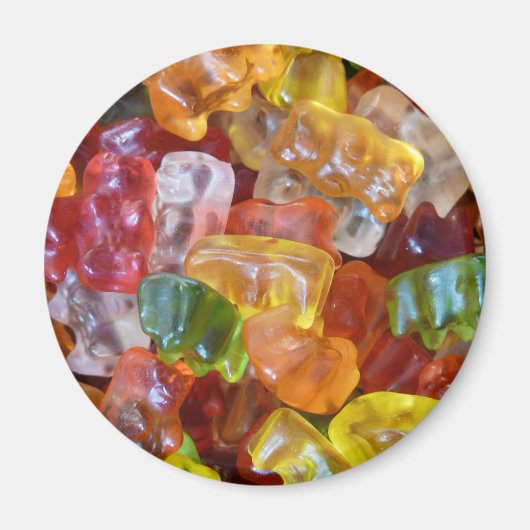 Hintergrund von Gummibären Magnet (Vorne)