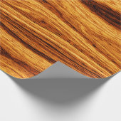 Hintergrund von Holzkörnern Geschenkpapier (Ecke)