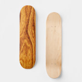 Hintergrund von Holzkörnern Skateboard (Vorderseite)