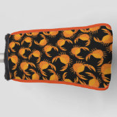 Hintergrund von Orange Crab Golf Headcover (Vorderseite)
