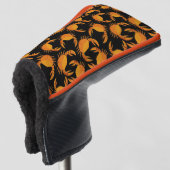 Hintergrund von Orange Crab Golf Headcover (3/4 Vorderseite)