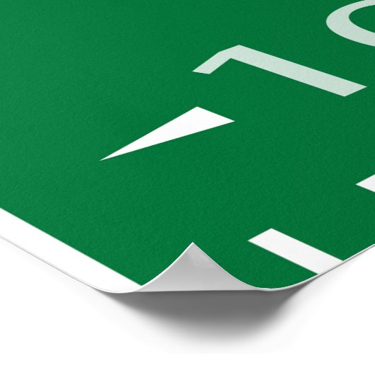 Hintergrund von Touchdowns oder Tutus-Gender-Enthü Poster (Ecke)