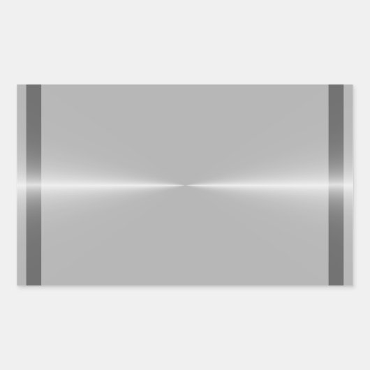 Hintergrund-Vorlage aus schimmerndem Stahl Rechteckiger Aufkleber (Vorderseite)