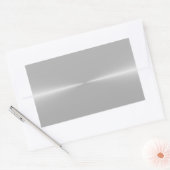 Hintergrund-Vorlage aus schimmerndem Stahl Rechteckiger Aufkleber (Umschlag)