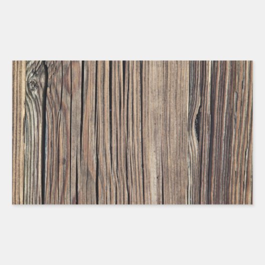 Hintergrund-Vorlage für die geschliffene Holzkörnp Rechteckiger Aufkleber (Vorderseite)