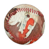 Hintergrund Wasserfarbe 5 Baseball (Vorderseite Links)