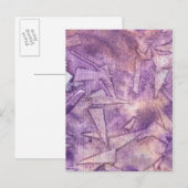 Hintergrund Wasserfarbe Postkarte (Vorne/Hinten)