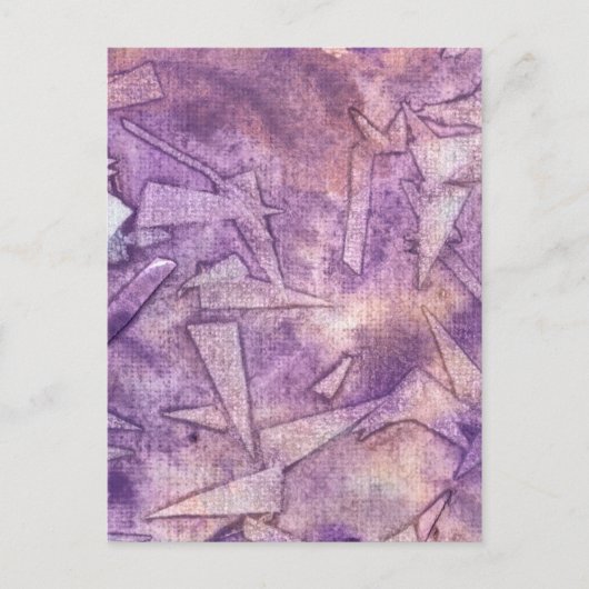 Hintergrund Wasserfarbe Postkarte (Vorderseite)