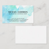 Hintergrund Wasserfarbe Visitenkarte (Vorne/Hinten)