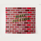 Hintergrund Weihnachtssteine Wandteppich (Vorderseite (Horizontal))